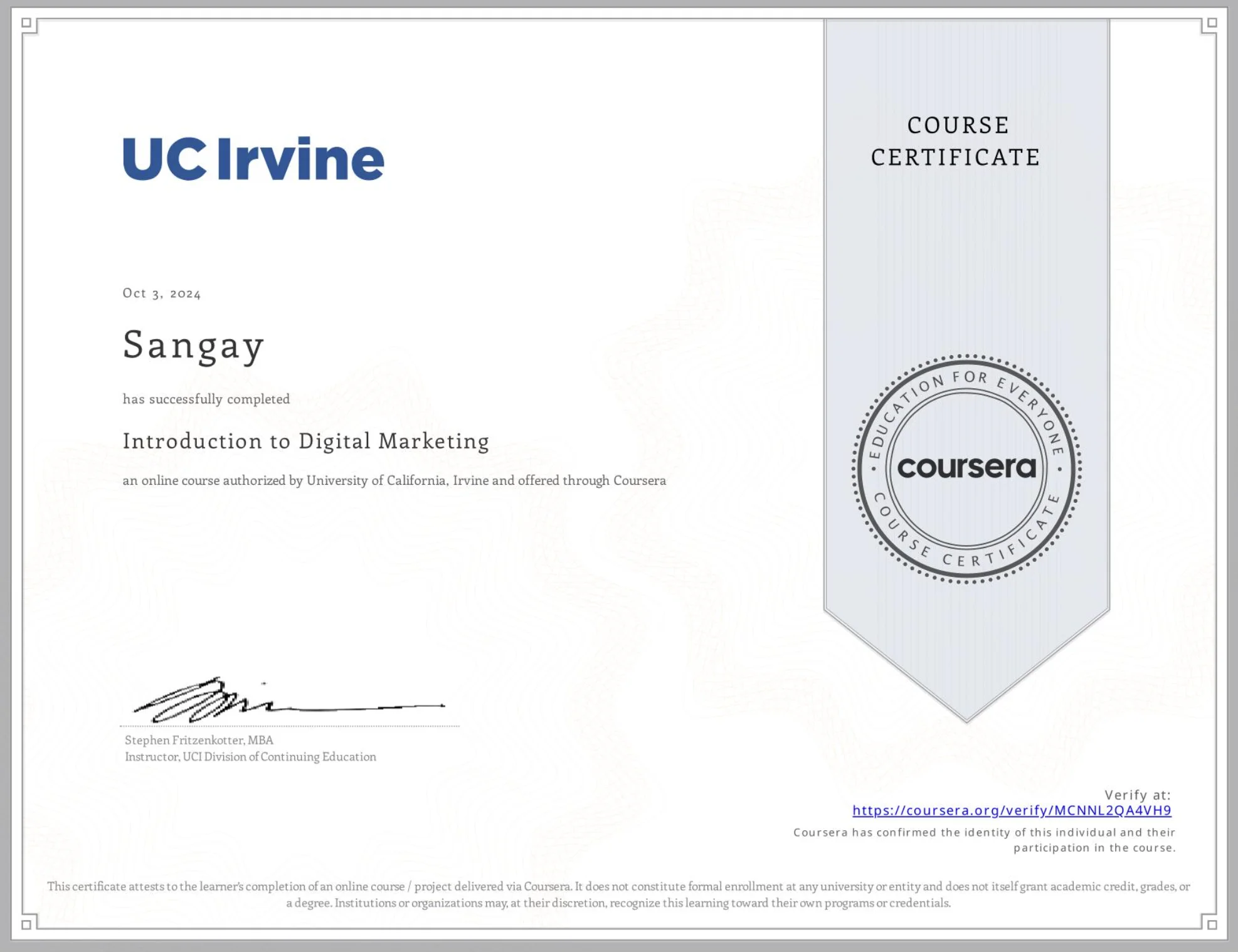 Introduction to Digital Marketing