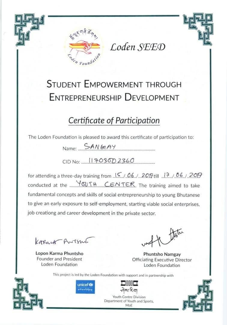 Student Employment Through Entrepreneurship Development (Loden SEED Program)